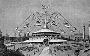 March Prints: A flying roundabout; Sir Hiram Maxims latest invention