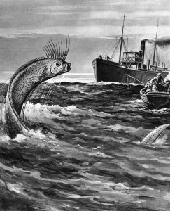 Ribbon Prints: Folklore / Sea Serpent