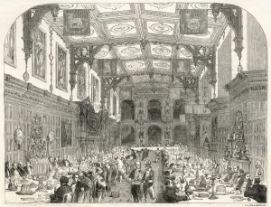 1852 Prints: Food / Banquet / Iln / 1852