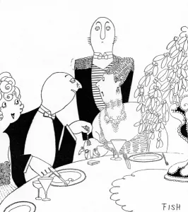 Rations Prints: The Food Problem, WW1 cartoon by Fish