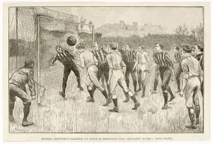 Football Prints: Football Match at Oval