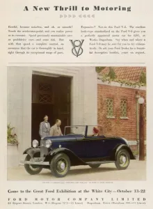 Named Prints: Ford V-8 Cabriolet 1932