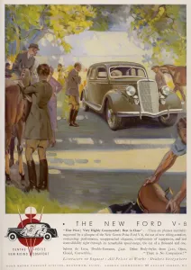 Named Prints: Ford V-8 at a Horse Show