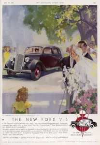 Drive Prints: Ford V-8 at a Wedding