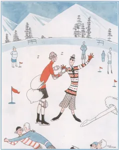 Joyce Prints: Forearmed! The Woman who came prepared to waltz on the ice w