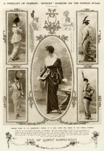 Feathered Prints: Forecast of fashion for spring 1914
