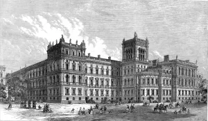 1866 Prints: The Foreign and India Offices, London, 1866