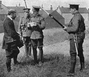 Authorities Prints: Foreign photographer detained on English Coast, WW1