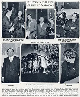 High Prints: Form & Beauty of Fire at Faringdon - Lord Berners fireworks