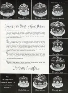 Department Prints: Fortnum and Mason ad for coronets