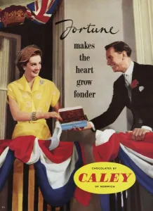 Balcony Prints: Fortune chocolates advertisement, 1953