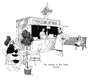 Cafe Prints: Fortune of War cafe, WW1