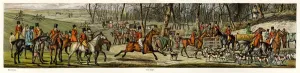 Huntsmen Prints: Fox hunting, the meet 1820