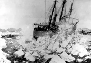 Greenland Prints: The Fram released from the Ice, Greenland Sea, 1896