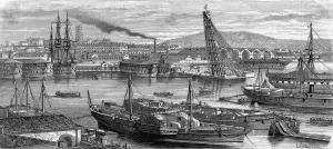 Prints of The port of Toulon Date: 1875 March Prints: FRANCE / TOULON