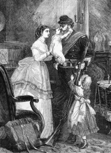 1871 Prints: Franco-Prussian War. Adieu