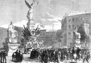 Berlin Prints: Franco-Prussian War. The Military Triumph at Berlin: the Sed