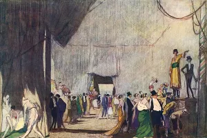 Cast Prints: The Freaks at the New Theatre by Claude Shepperson, 1918