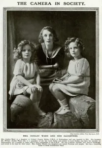 Ward Prints: Freda Dudley Ward and her children