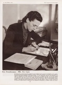 1940 Prints: Free Frenchwoman - Eve Curie