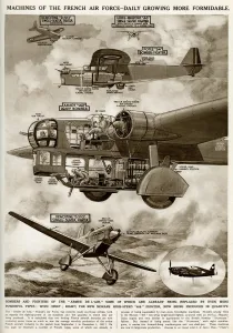 G H Davis Illustrations Prints: French Air Force by G. H. Davis