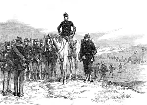 1870 Prints: French Defensive Outpost near Paris; Franco-Prussian War, 18