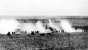Heavy Prints: A French heavy battery in the artillery duel in the Argonne