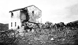 Central Prints: A French heavy-gun battery on the Macedonian border