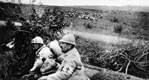 Steel Prints: French infantry creeping forward on the Western Front