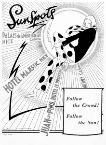 Tourism Prints: French Riviera advertisement 1931