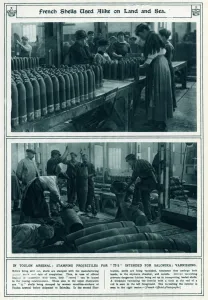 Mark Prints: French shells used on Land and Sea WWI