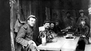 Table Prints: French soldiers 1914