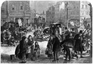 Urban Prints: Frost in London, 19th century