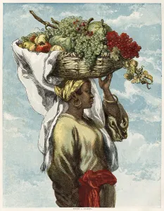 John Prints: A Fruit Market in Rio de Janeiro by Sir John Gilbert