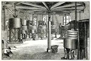 Manufacturer Prints: Frys Chocolate & Cocoa manufactory 1884 Frys Chocolate & Cocoa manufactory 1884