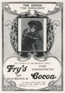Table Prints: Frys Cocoa Advert