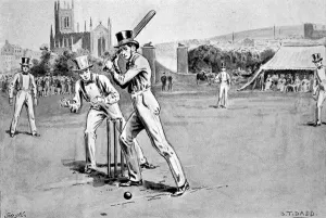 1835 Prints: Fuller Pilch batting for Kent, 1837