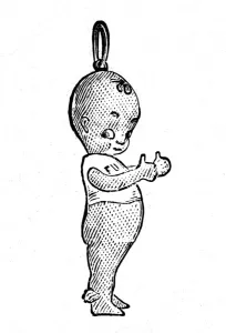 Cute Prints: Fums Up lucky mascot, WW1