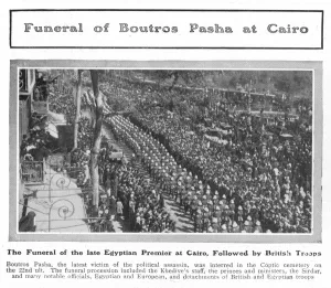Cairo Prints: Funeral of Boutros Pasha Ghali
