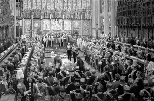 Customs Prints: Funeral of Edward VII, St George's Chapel, Windsor