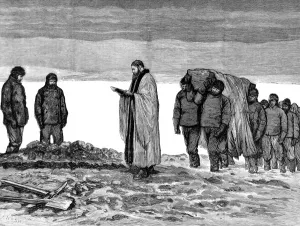 August Prints: The Funeral of Hans Christian Petersen, British Arctic Exped