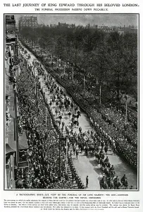 Crowd Prints: Funeral of King Edward VII 1910
