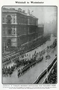 Procession Prints: Funeral procession of King Edward VII 1910