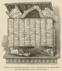 21st Prints: Funerary equipment of Queen Isa-em-Kheb: embalmed offerings