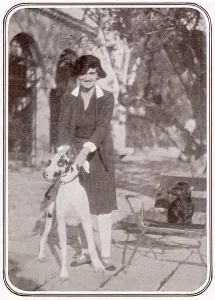 French Prints: Gabrielle Coco Chanel seen at her villa