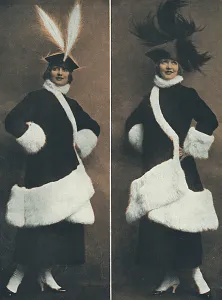 Feathered Prints: Gaby Deslys, 1917