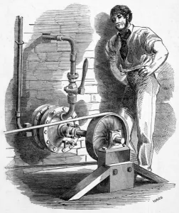 March Prints: Galloways rotary steam engine