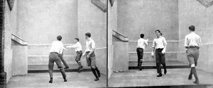 College Prints: A Game of Eton Fives, 1911