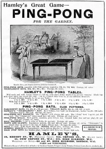 Parlour Prints: Garden Ping Pong, 1901