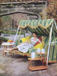 Jun17 Prints: Garden swing, 1954